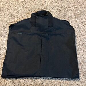 WallyBags 40‎ Inch Garment Bag with WallyLock Hanger Clamp Black Travel Suit Bag